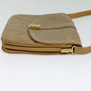 CELINE Macadam Canvas Shoulder Bag PVC Beige Gold Auth sw637-4