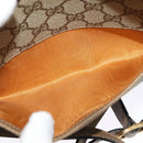 GUCCI GG Supreme Web Sherry Line Bag PVC Beige Gold 10 02 055 Auth sw642-11