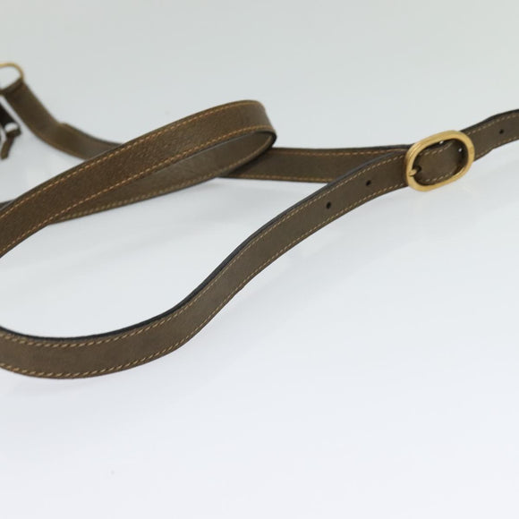 GUCCI GG Supreme Web Sherry Line Bag PVC Beige Gold 10 02 055 Auth sw642