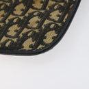 Christian Dior Trotter Canvas Clutch Bag Navy Gold Auth sw646-15