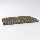 Christian Dior Trotter Canvas Clutch Bag Navy Gold Auth sw646-5