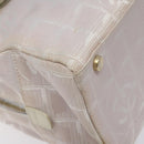 CHANEL New Travel Line Hand Bag Nylon Pink Silver CC Auth sw653-13