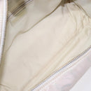 CHANEL New Travel Line Hand Bag Nylon Pink Silver CC Auth sw653-17