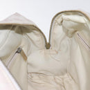 CHANEL New Travel Line Hand Bag Nylon Pink Silver CC Auth sw653-18