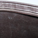 Christian Dior Trotter Canvas Shoulder Bag Brown Gold Auth sw662-15