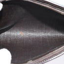 Christian Dior Trotter Canvas Shoulder Bag Brown Gold Auth sw662-16