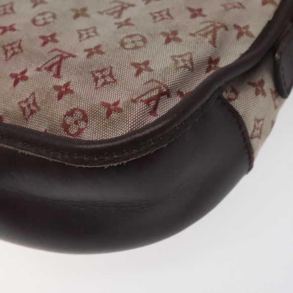 LOUIS VUITTON Monogram Mini Belanger Shoulder Bag Red M92171 LV Auth sw667