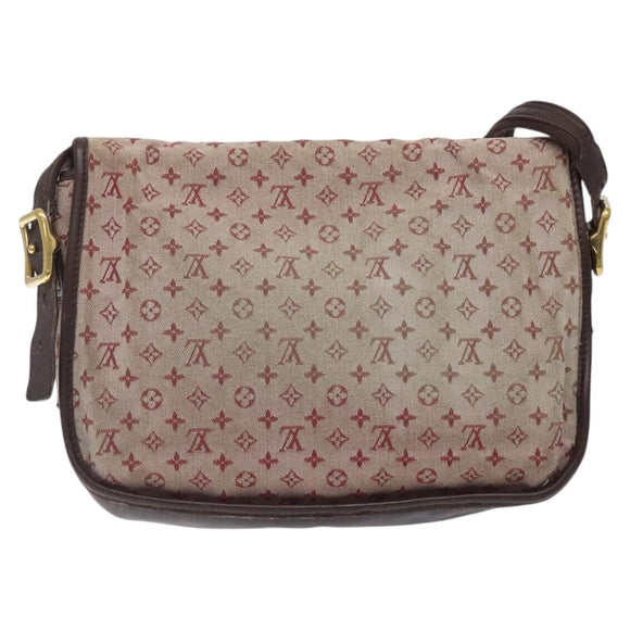 LOUIS VUITTON Monogram Mini Belanger Shoulder Bag Red M92171 LV Auth sw667