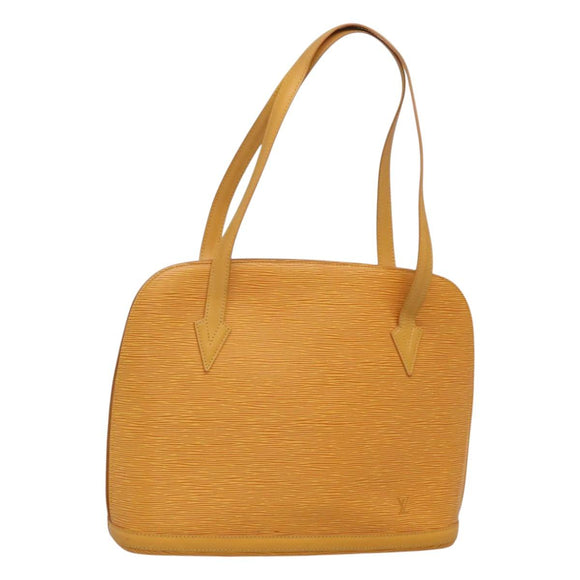 LOUIS VUITTON Epi Lussac Shoulder Bag Yellow M52289 LV Auth sw668