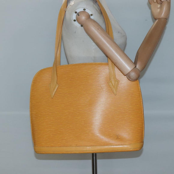 LOUIS VUITTON Epi Lussac Shoulder Bag Yellow M52289 LV Auth sw668