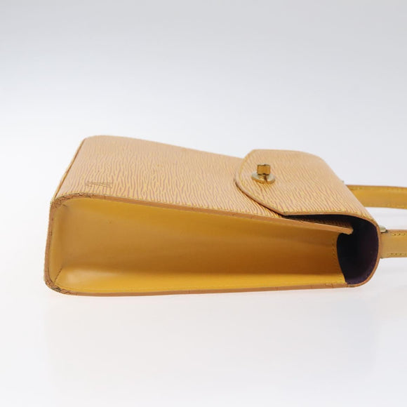 LOUIS VUITTON Epi Malesherbes Hand Bag Tassili Yellow Jonne M52379 Auth sw669