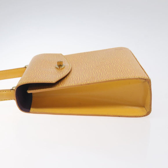 LOUIS VUITTON Epi Malesherbes Hand Bag Tassili Yellow Jonne M52379 Auth sw669