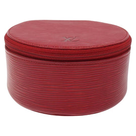 LOUIS VUITTON Epi Ecrin Bijoux 12 Jewelry Box Red M48207 LV Auth sw670 - 0