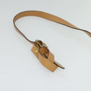 CELINE Macadam Canvas Shoulder Bag PVC Leather Brown Gold Auth sw675-8