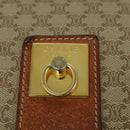 CELINE Shoulder Bag PVC Beige Gold Auth sw676-17