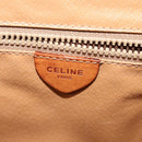 CELINE Shoulder Bag PVC Beige Gold Auth sw676-19