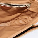 CELINE Shoulder Bag PVC Beige Gold Auth sw676-20