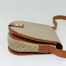 CELINE Shoulder Bag PVC Beige Gold Auth sw676-4