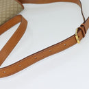 CELINE Shoulder Bag PVC Beige Gold Auth sw676-7