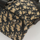 Christian Dior Trotter Canvas Hand Bag Navy Silver Auth sw686A-15