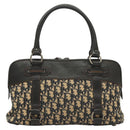 Christian Dior Trotter Canvas Hand Bag Navy Silver Auth sw686A-2