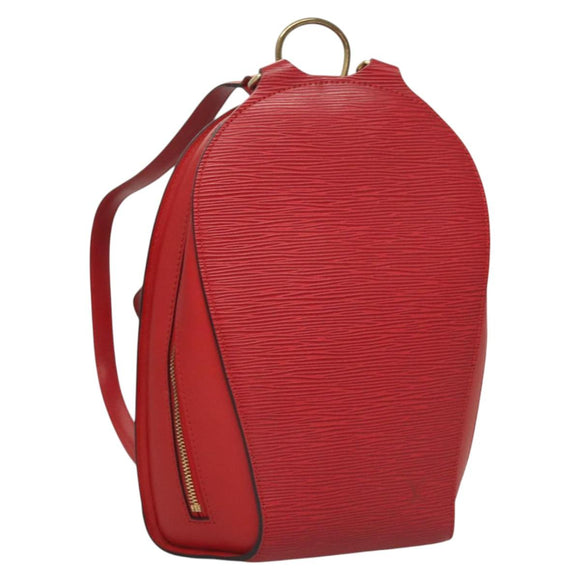 LOUIS VUITTON Epi Mabillon Backpack Castilian Red M52237 LV Auth sw690