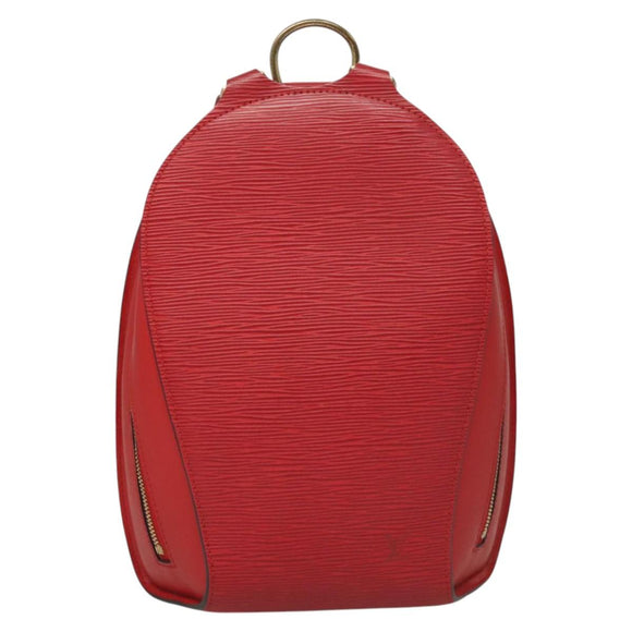 LOUIS VUITTON Epi Mabillon Backpack Castilian Red M52237 LV Auth sw690