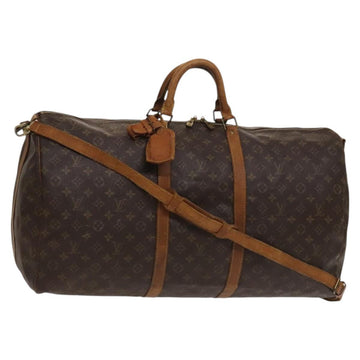 LOUIS VUITTON Monogram Keepall Bandouliere 60 Boston Bag M41412 LV Auth sw695