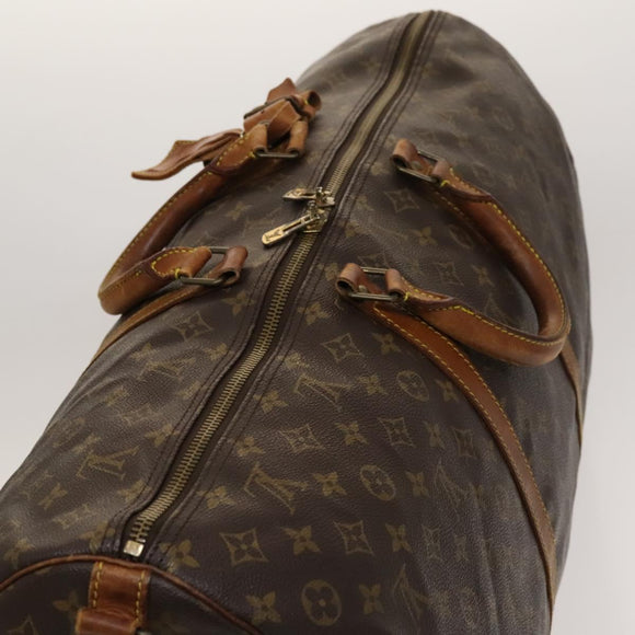 LOUIS VUITTON Monogram Keepall Bandouliere 60 Boston Bag M41412 LV Auth sw695