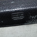 LOEWE Anagram Business Bag Leather Black Gold Auth sw696-17