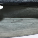 LOEWE Anagram Business Bag Leather Black Gold Auth sw696-12