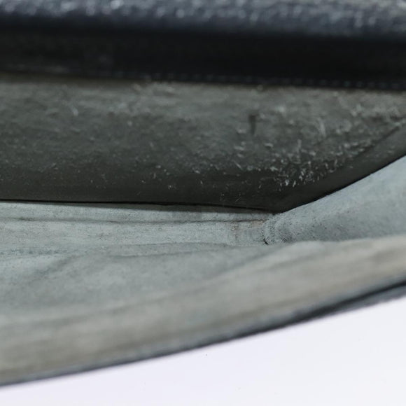 LOEWE Anagram Business Bag Leather Black Gold Auth sw696