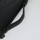 LOEWE Anagram Business Bag Leather Black Gold Auth sw696-7