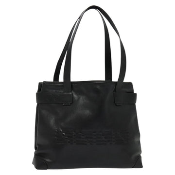 GUCCI Tote Bag Leather Black Gold 002 105 0141 Auth sw707