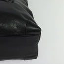 GUCCI Tote Bag Leather Black Gold 002 105 0141 Auth sw707-14