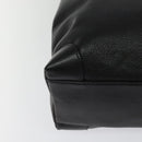 GUCCI Tote Bag Leather Black Gold 002 105 0141 Auth sw707-15
