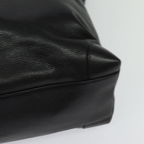 GUCCI Tote Bag Leather Black Gold 002 105 0141 Auth sw707