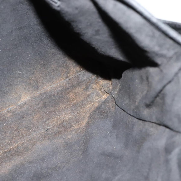 GUCCI Tote Bag Leather Black Gold 002 105 0141 Auth sw707