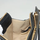 Chloe Goldie Hand Bag Leather Black Gold Auth sw713-20
