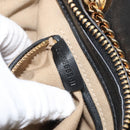 Chloe Goldie Hand Bag Leather Black Gold Auth sw713-24