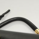 Chloe Goldie Hand Bag Leather Black Gold Auth sw713-8