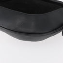 BALLY Shoulder Bag Suede Leather Black Silver Auth sw721A-11
