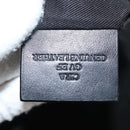 BALLY Shoulder Bag Suede Leather Black Silver Auth sw721A-23