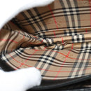 Burberrys Shoulder Bag Leather Black Gold Auth sw722-18