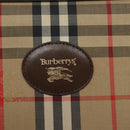 Burberrys Nova Check Shoulder Bag Canvas Beige Gold Auth sw723-17