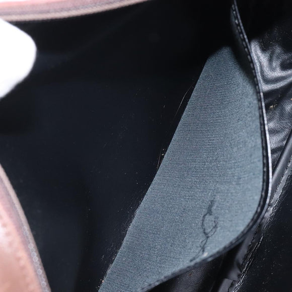 Burberrys Nova Check Shoulder Bag Canvas Beige Gold Auth sw723