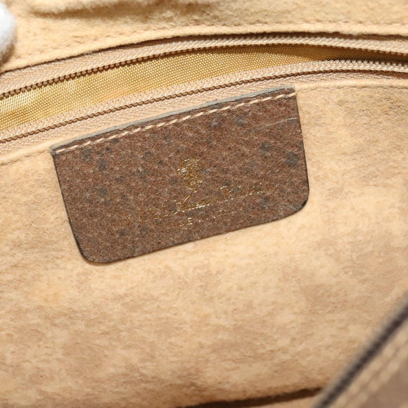 GUCCI GG Supreme Web Sherry Line Bag PVC Beige Gold 904 02 049 Auth sw732