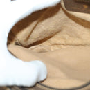 GUCCI GG Supreme Web Sherry Line Bag PVC Beige Gold 904 02 049 Auth sw732-20