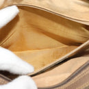 GUCCI GG Supreme Web Sherry Line Bag PVC Beige Gold 904 02 049 Auth sw732-11