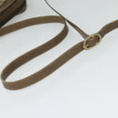 GUCCI GG Supreme Web Sherry Line Bag PVC Beige Gold 904 02 049 Auth sw732-7